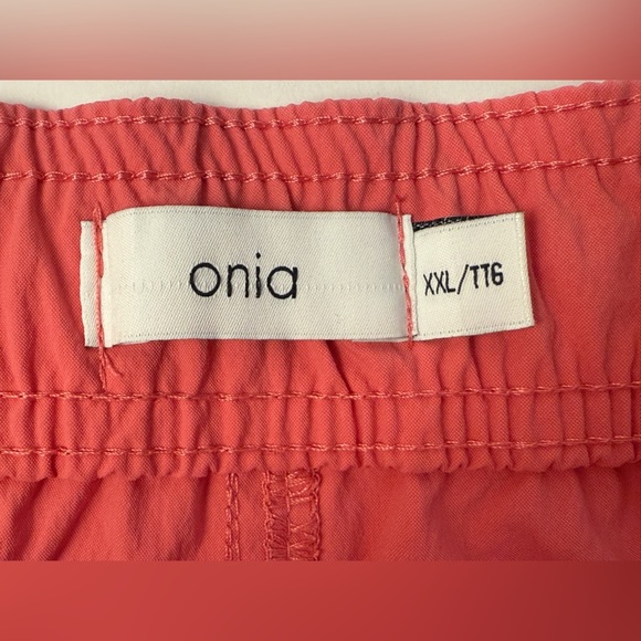 Onia Men's XXL All Purpose 6" Performance Shorts Tea Rose Nylon Stretch, New - Picture 3 of 12